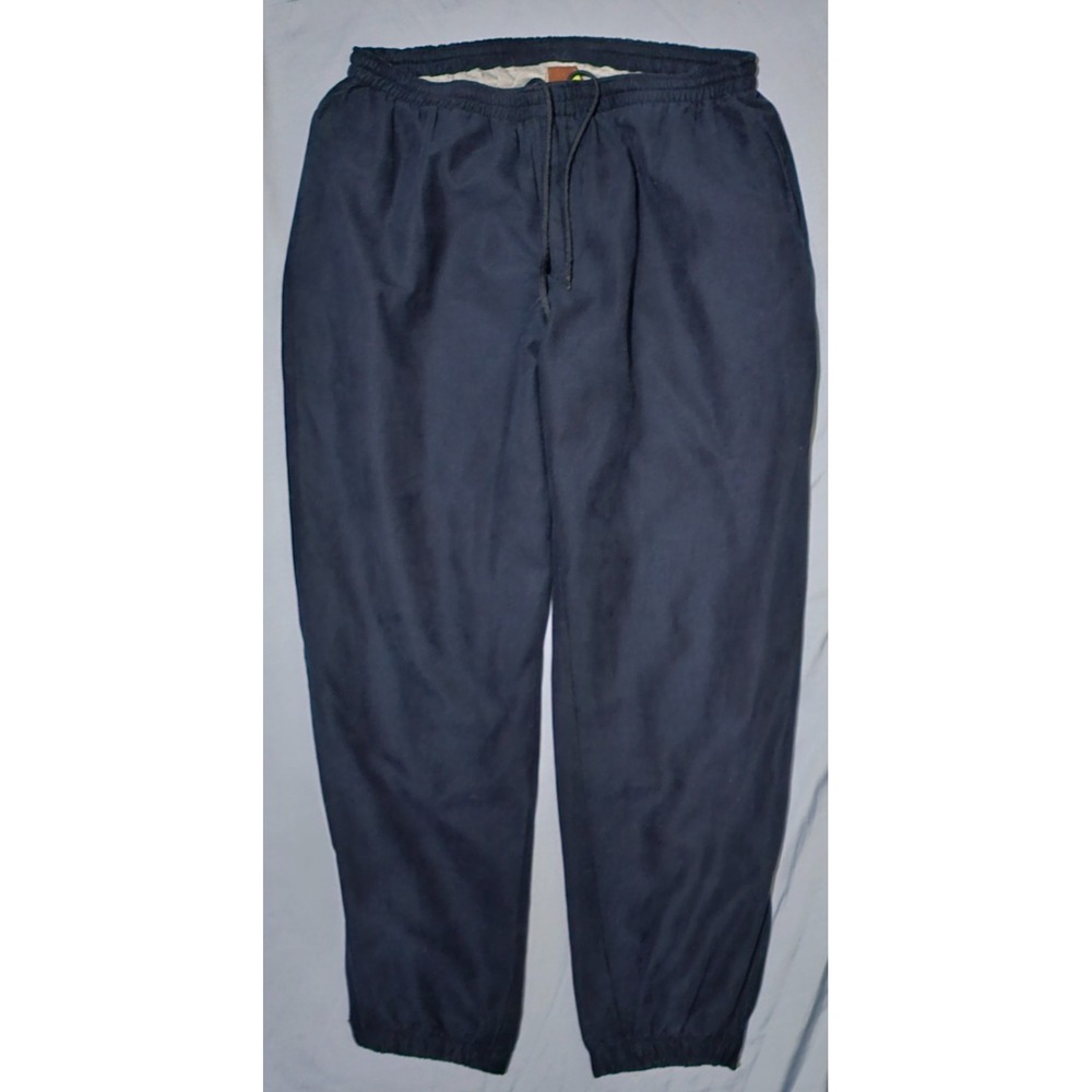 Weekendz off Navy Blue Men Joggers with Zipper Sz‎ Large Y2K